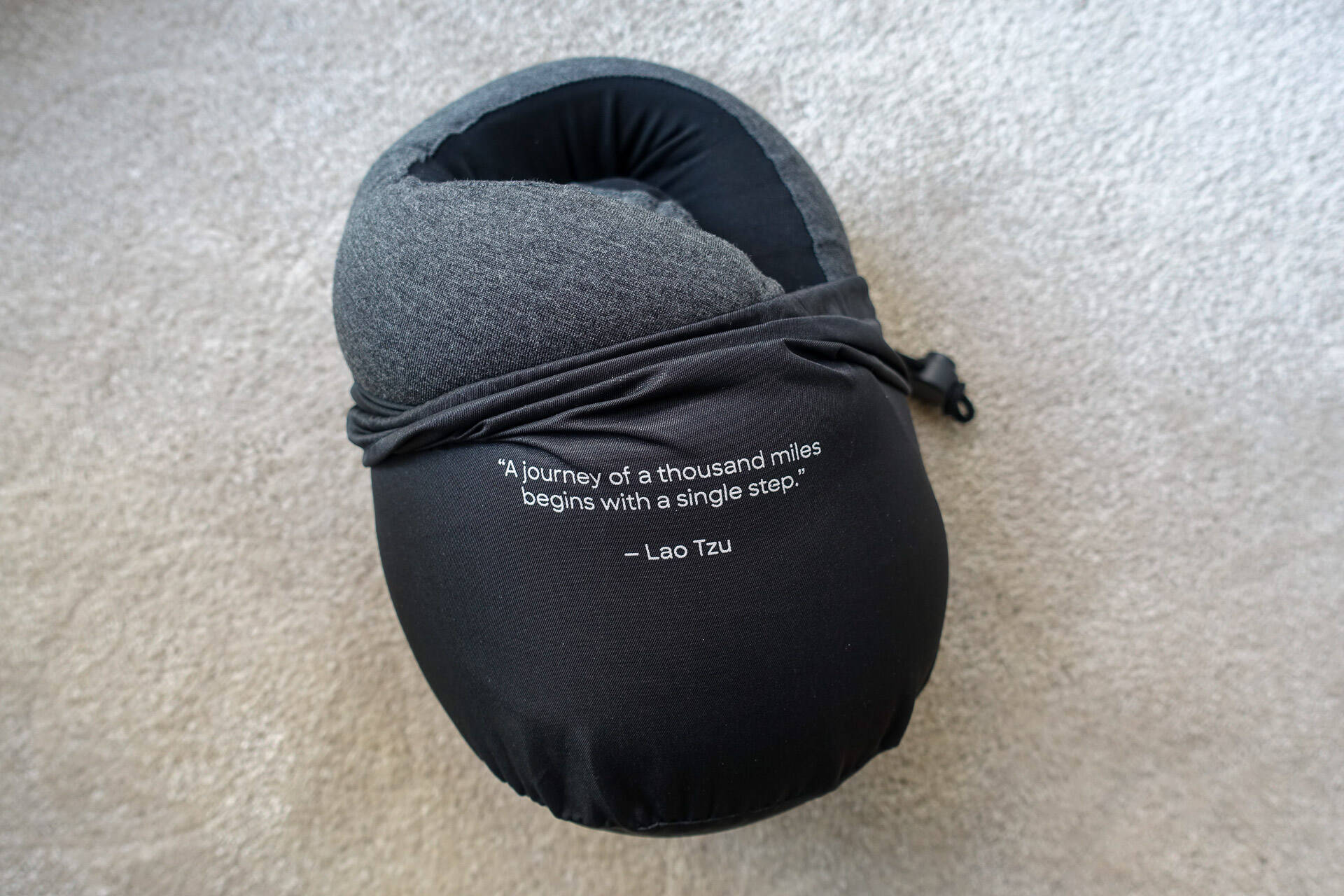 ostrichpillow go neck pillow travel bag